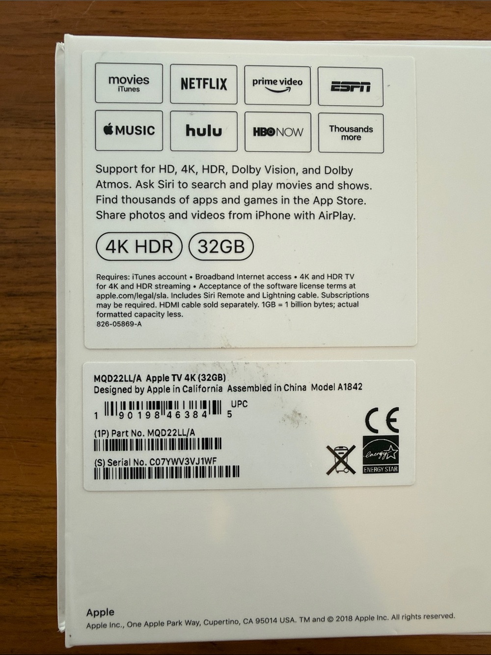 Apple TV 4K HDR 32GB - Picture 3 of 3